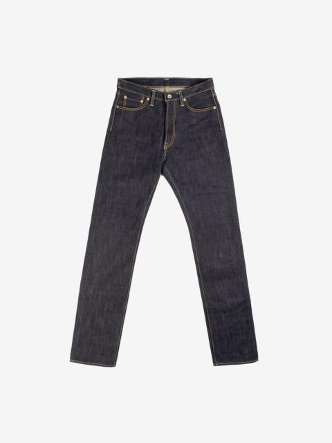 IH-888-XHS 25oz Selvedge Denim Medium/High Rise Tapered Cut Jeans - Indigo