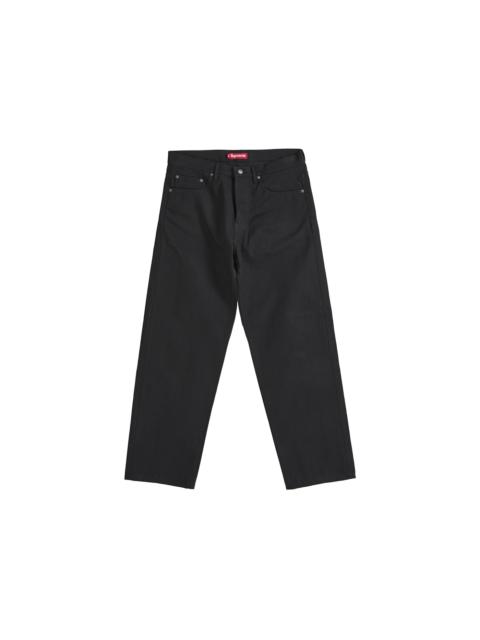 Supreme Supreme Rigid Loose Fit Selvedge Jean Rigid Black