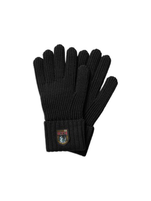 PARAJUMPERS Noez logo-patch knitted gloves