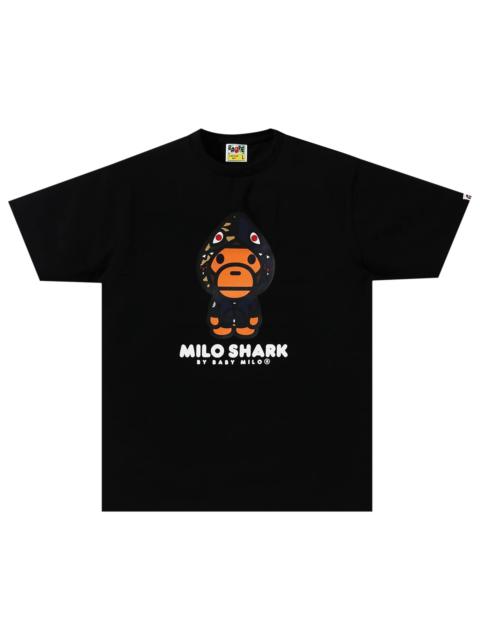 BAPE Milo Shark Tee 'Black/Navy'