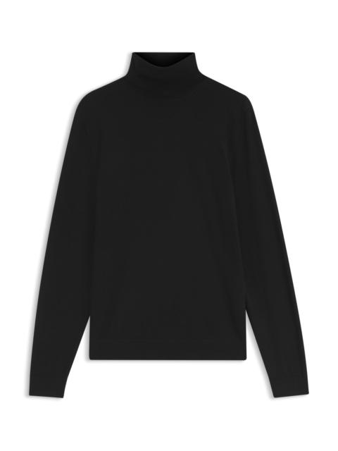 BOSS BOSS BY BECKHAM TURTLENECK SWEATER IN VIRGIN WOOL AND CASHMERE