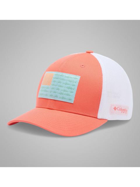 Columbia PFG Fish Flag Mesh Ball Cap