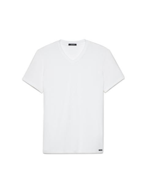 TOM FORD COTTON V-NECK T-SHIRT