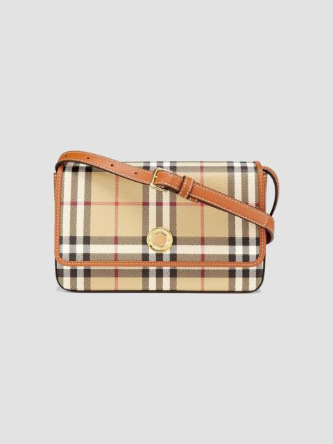 Burberry Women's Hampshire Check Crossbody Bag - Archive Beige