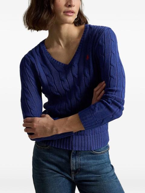 Polo Ralph Lauren cable-knit V-neck sweater