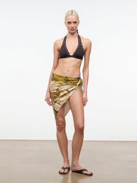 STAUD STAUD CECILE SILK SCARF CLIFFSIDE