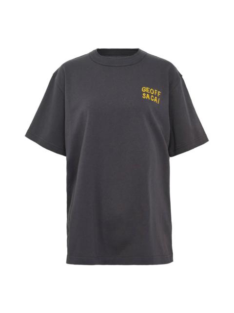 sacai Geoff sacai Embroidery T-Shirt