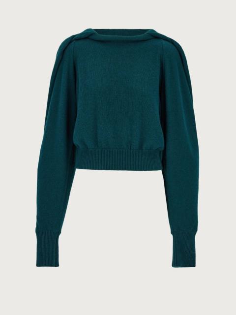 FERRAGAMO BALLOON SLEEVE KNIT