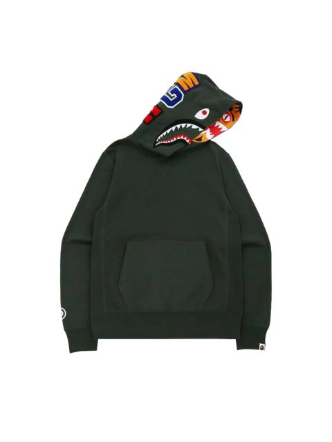 A BATHING APE® BAPE Shark x Tiger Pullover Hoodie 'Olive Drab'