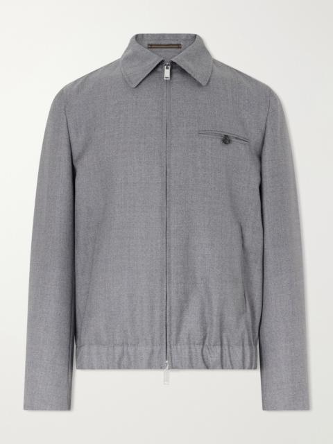 SLOWEAR Montedoro Il Primo Wool-Canvas Bomber Jacket