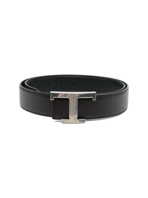 T-logo buckle belt