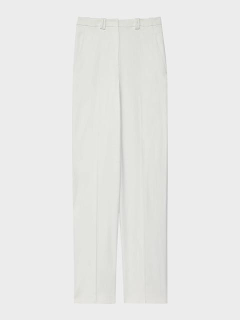 Another Tomorrow Wide-Leg Fluid Trousers