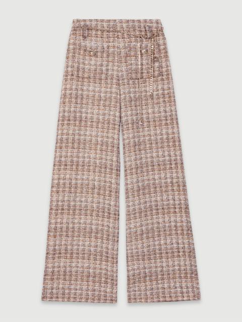 maje Tweed trousers