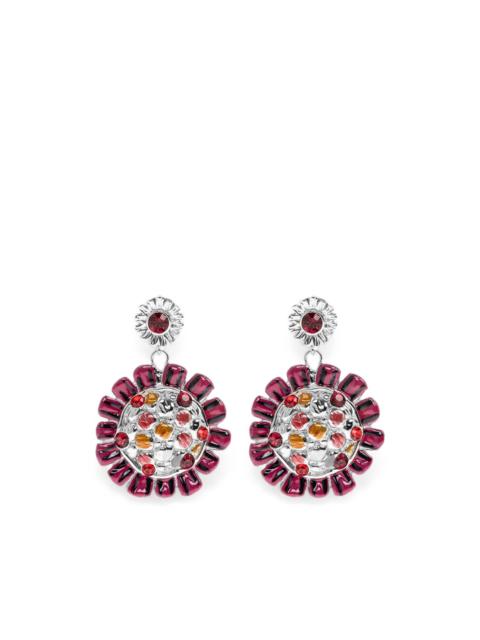 Marni floral-motif earrings