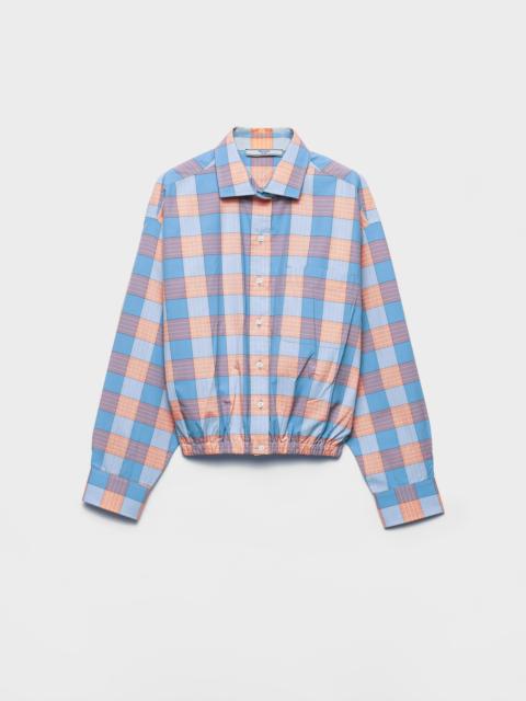 Prada Checked poplin shirt