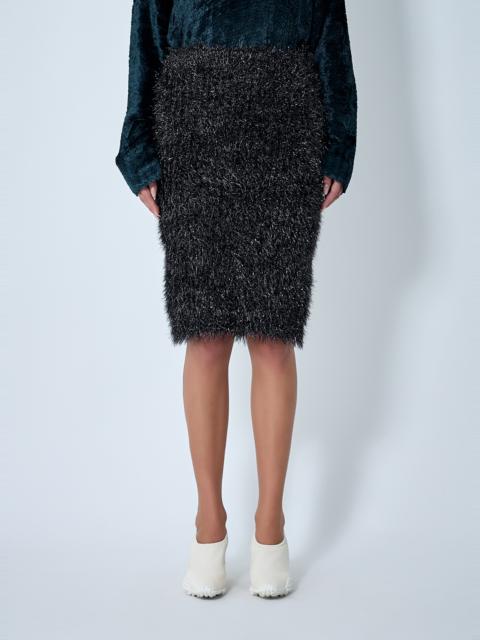 LACOSTE Textured Midi Skirt