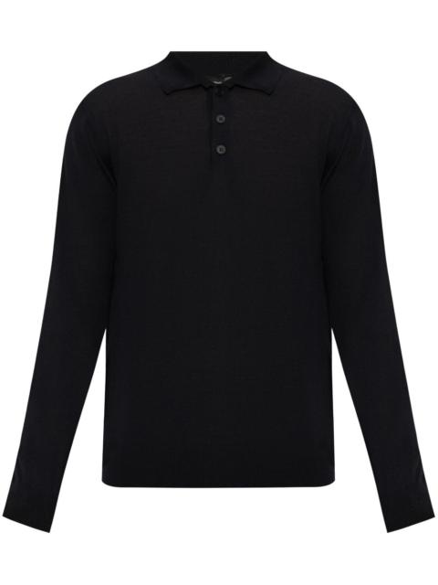 EMPORIO ARMANI long sleeve polo shirt