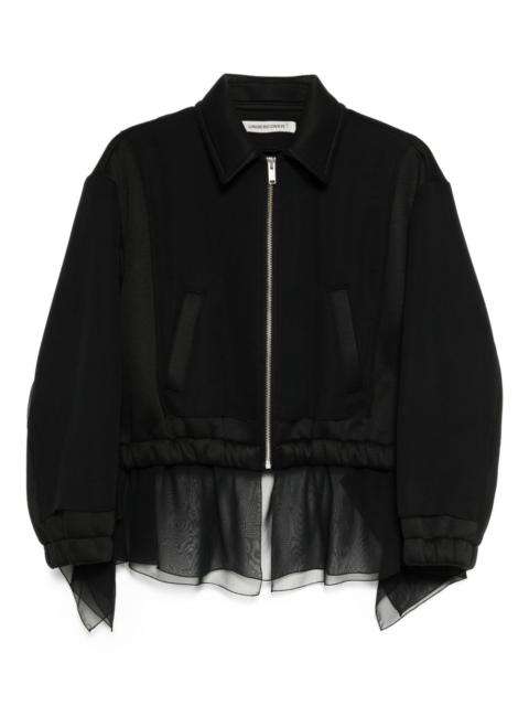 UNDERCOVER elastic-waist zip-front jacket