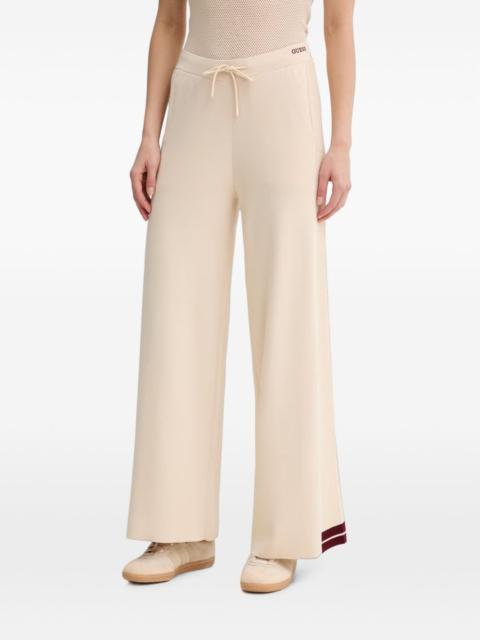 GUESS USA drawstring wide-leg track pants