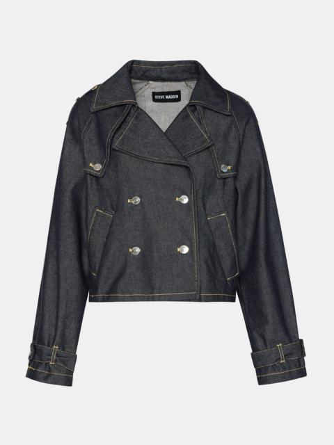 STEVE MADDEN SIRUS DENIM JACKET INDIGO