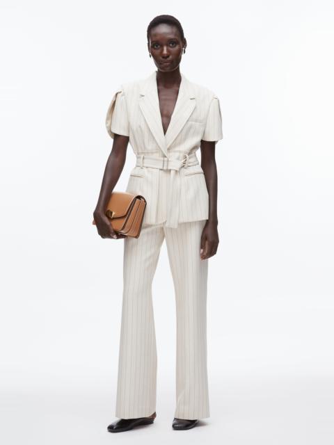 3.1 Phillip Lim Pinstripe Tulip Sleeve Blazer