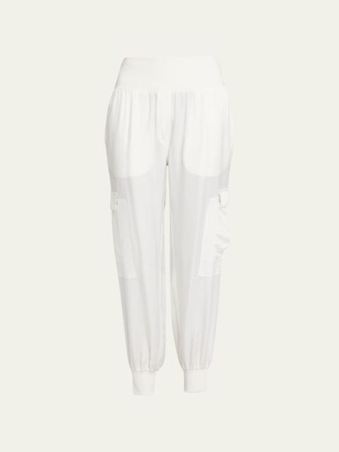 Cinq à Sept Tous Les Jours Giles Satin Jogger Pants