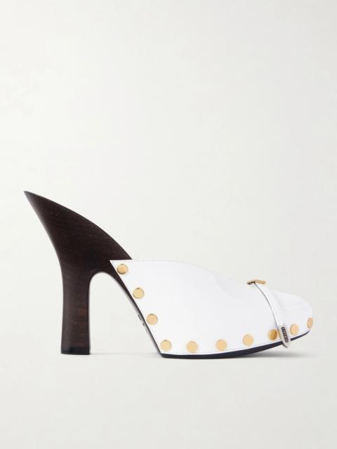 VERSACE Sassi Patent-leather Clogs