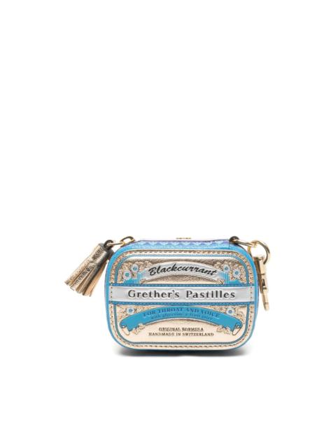 Anya Hindmarch leather wallet keychain