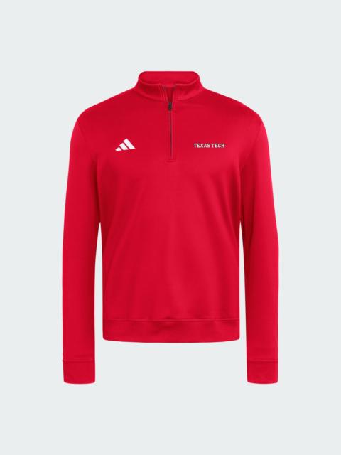 adidas Texas Tech Red Raiders Mens Ultimate365 Cozy 1/4 Zip Sweatshirt