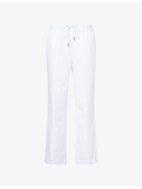 Jenni Kayne Paloma Straight-Leg Cotton Trousers