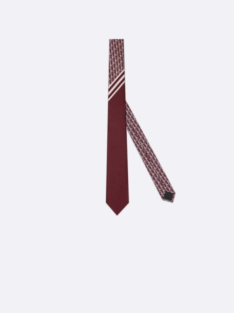 Dior Striped Dior Oblique Tie