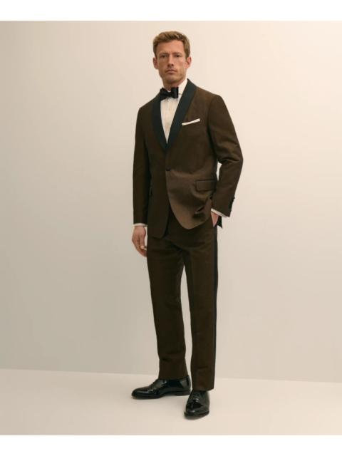 Brooks Brothers Classic Fit Cotton-Linen 1818 Shawl Collar Tuxedo