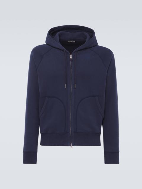 TOM FORD LIGHTWEIGHT LOUNGE ZIP HOODIE | REVERSIBLE