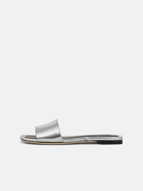 Vince Valeria Metallic Leather Slide Sandal