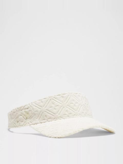 lululemon Removable Sweatband Terry Jacquard Visor