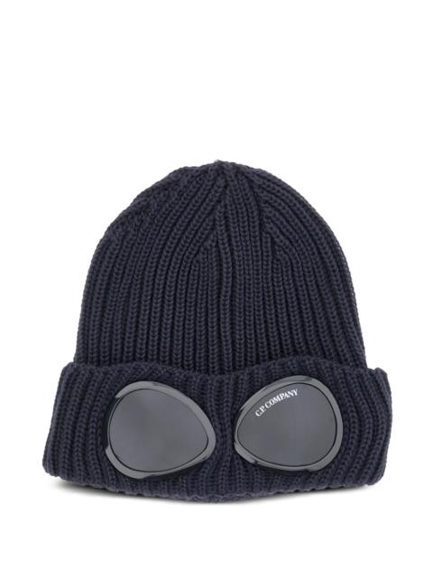 C.P. Company C.p. Company Goggle-detail Ribbed Beanie