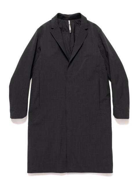 Veilance LENAN INSULATED TECH WOOL TOPCOAT BLACK