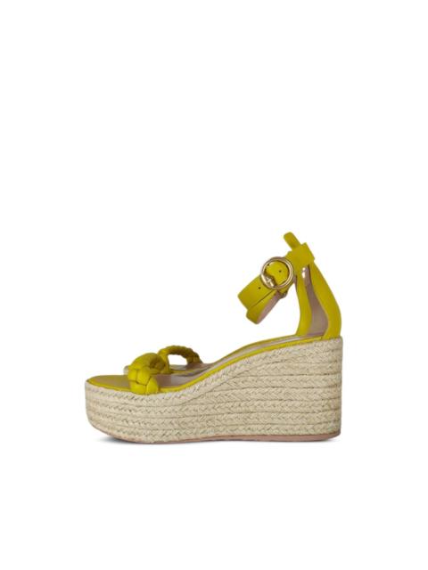 Gianvito Rossi Merida braided wedge sandals