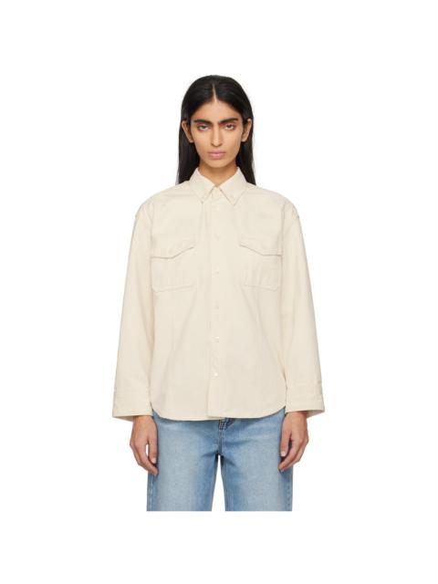 Dunst Off-White Classic Denim Shirt