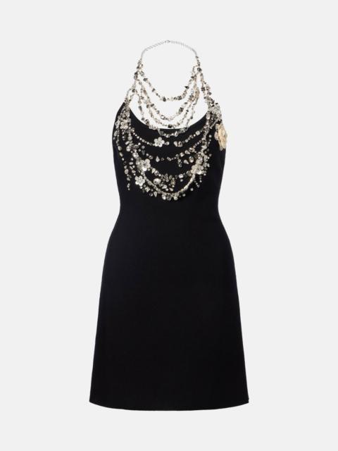 Oscar de la Renta Embellished minidress