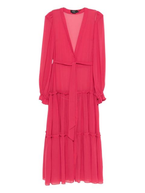 PatBO belted ruffled robe