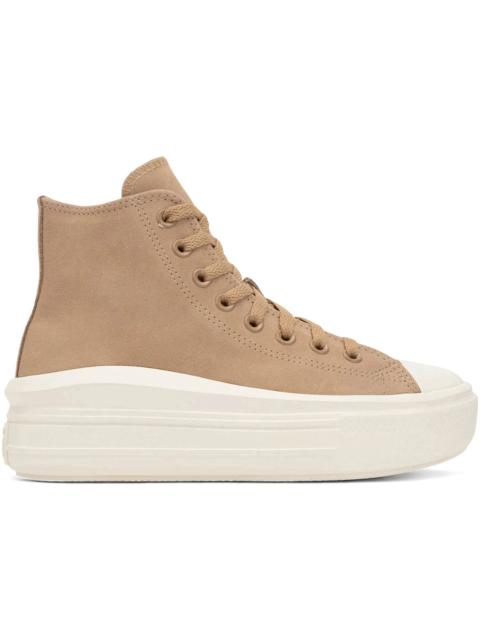 Converse Converse Chuck Taylor All Star Move Platform Hi Colorful Suede Coffee Rum (Women's)