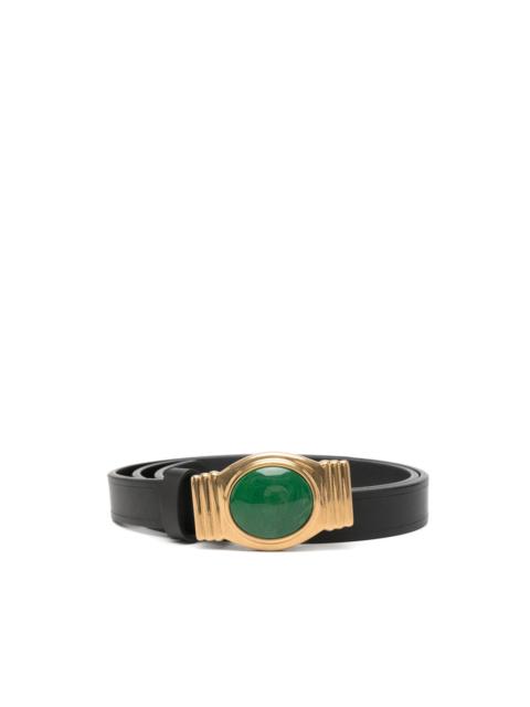 Etro oval-buckle leather belt