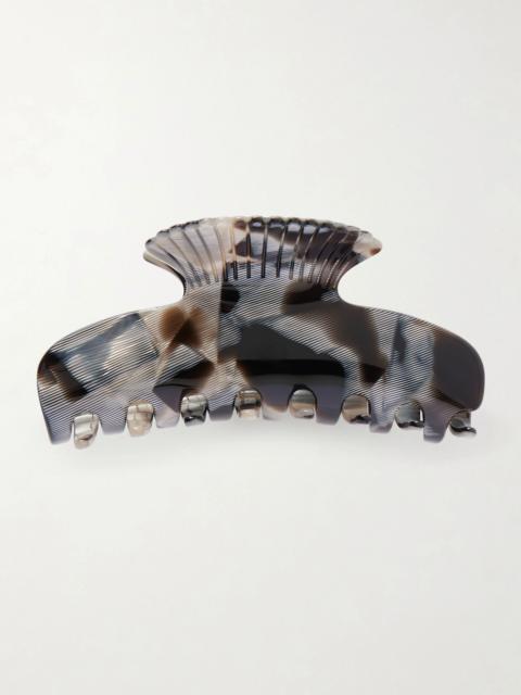 Sophie Buhai Fan Shell acetate hairclip Black