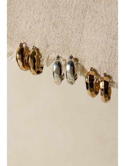 FREE PEOPLE Everyday Hoops, Set of 3