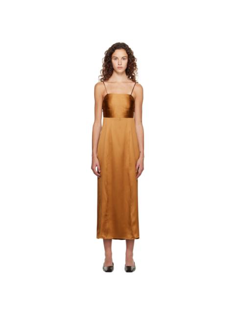 Brown Moreau Midi Dress