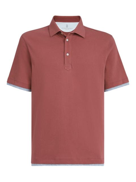 Brunello Cucinelli short-sleeve polo shirt