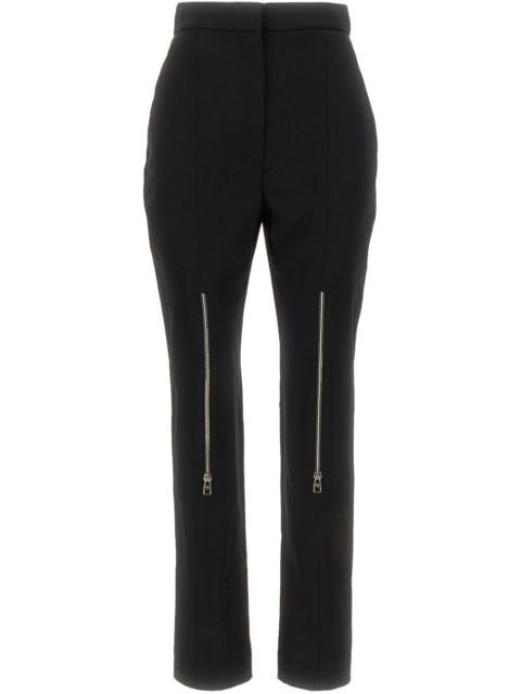 Alexander McQueen pleated wool tapered trousers