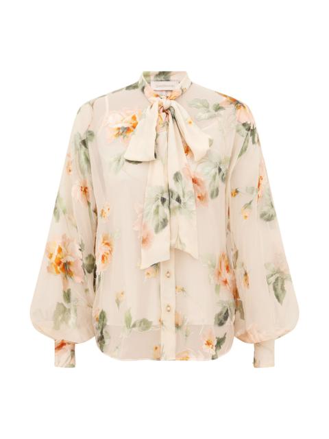 Zimmermann CAROUSEL BURNOUT BLOUSE