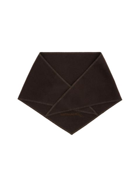 JACQUEMUS Brown 'The Cachemiro' Bandana Scarf